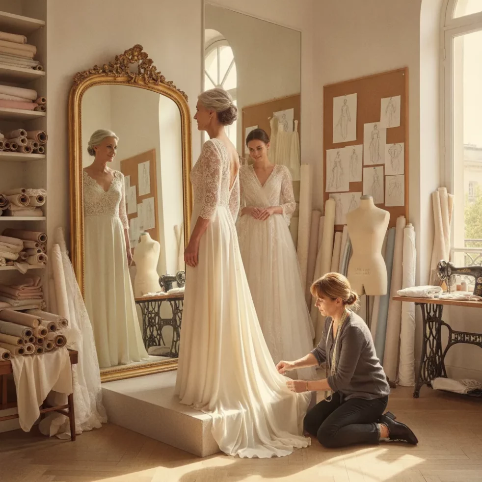 Robe mère de la mariée sur mesure, prix et délais 2026 - robe mere mariee sur mesure